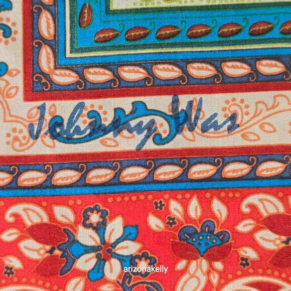 NWOT Johnny Was Silk Scarf #15 - Picture 5 of 10